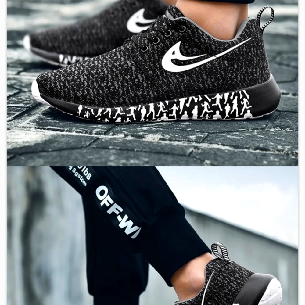 Women Black Nike Mesh Shoes (sz-8.5)
